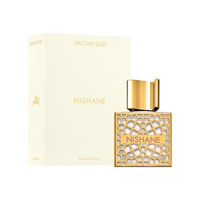 Nishane Hacivat Oud Extrait De Parfum - Perfume Unissex 50ml - neeche