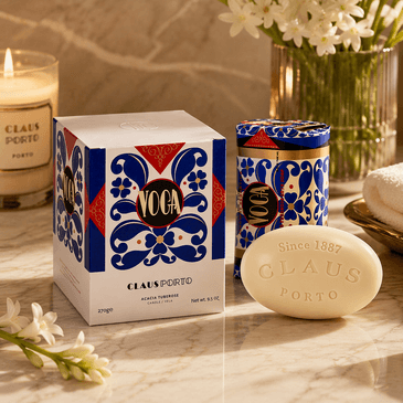Claus Porto Gift Set Sabonete Dish + 3 Mini Sabonetes – Kit Luxo